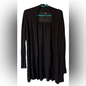 Eileen Fisher Women's Wool Long Cardigan Size XS Black *Read